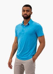 The Tencel Polo - Fjord Blue